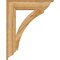 Ekena Millwork Thorton Traditional Rough Sawn Bracket, Western Red Cedar, 6"W x 30"D x 38"H BKT06X30X38THR01RWR - alternate 2